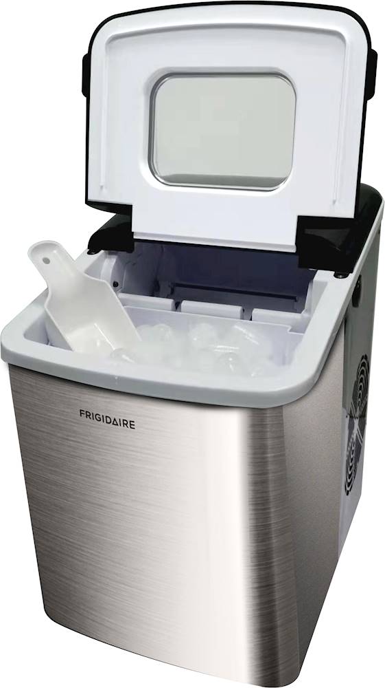 Frigidaire - 26-Lb. Portable Ice Maker - Stainless steel_1