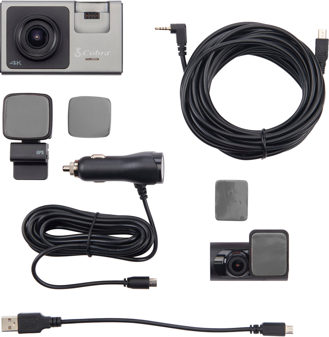 Cobra - SC 400D Dual-View Smart Dash Cam with Rear-View Accessory Camera_7