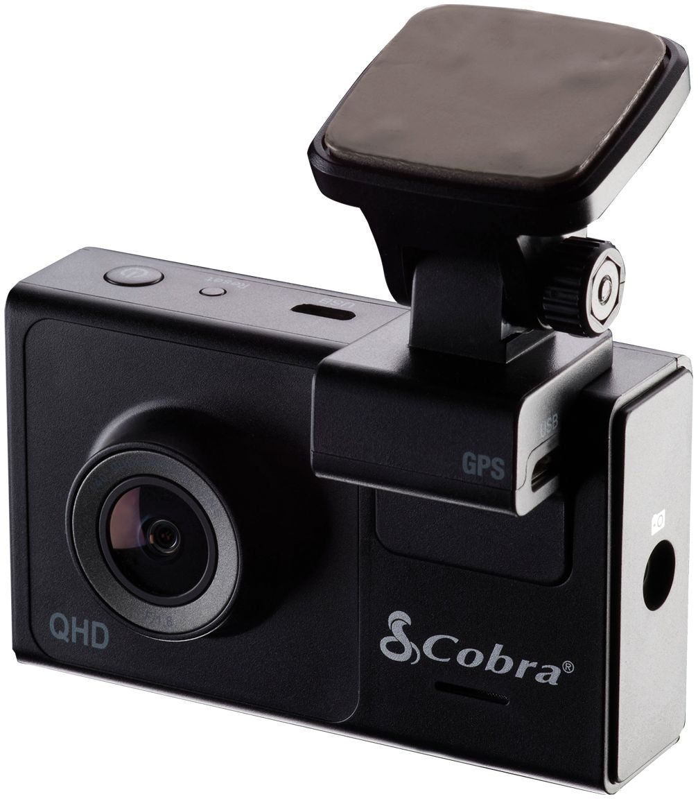 Cobra - SC 200D Dual-View Smart Dash Cam with Rear-View Accessory Camera - Black_2