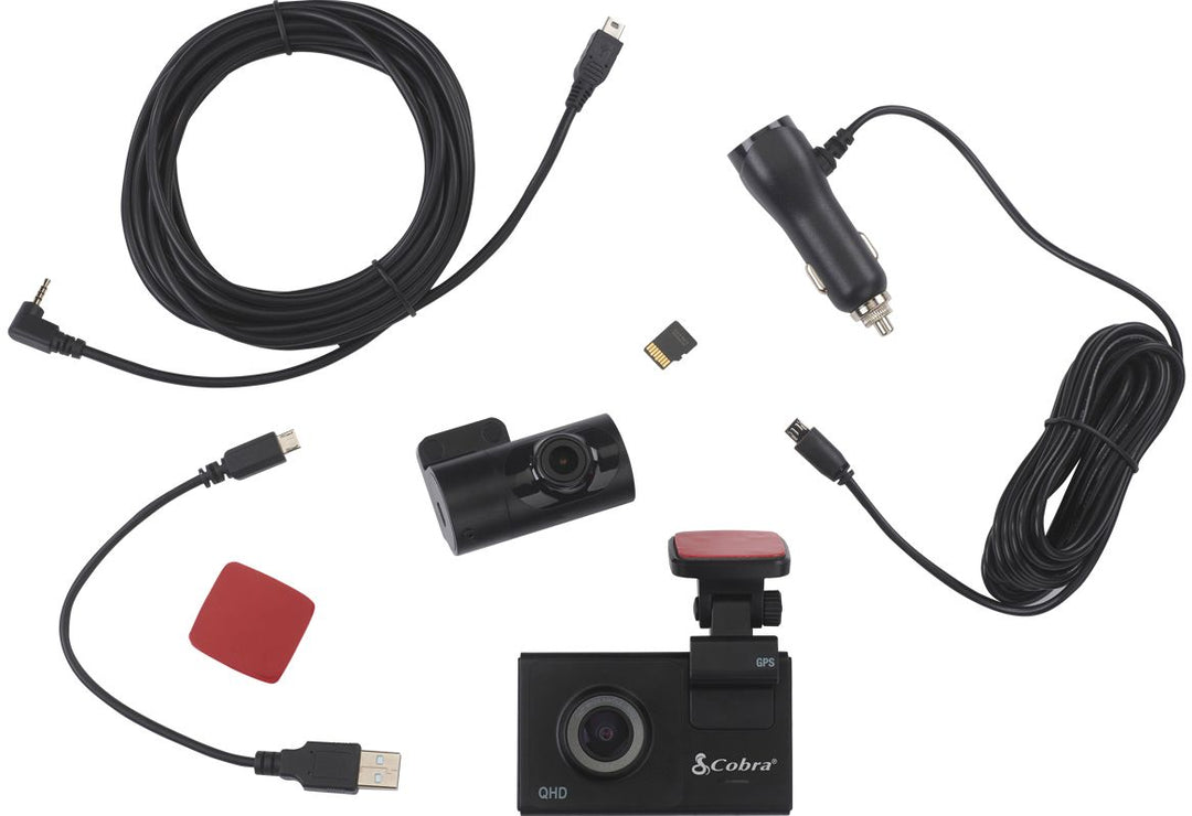 Cobra - SC 200D Dual-View Smart Dash Cam with Rear-View Accessory Camera - Black_7