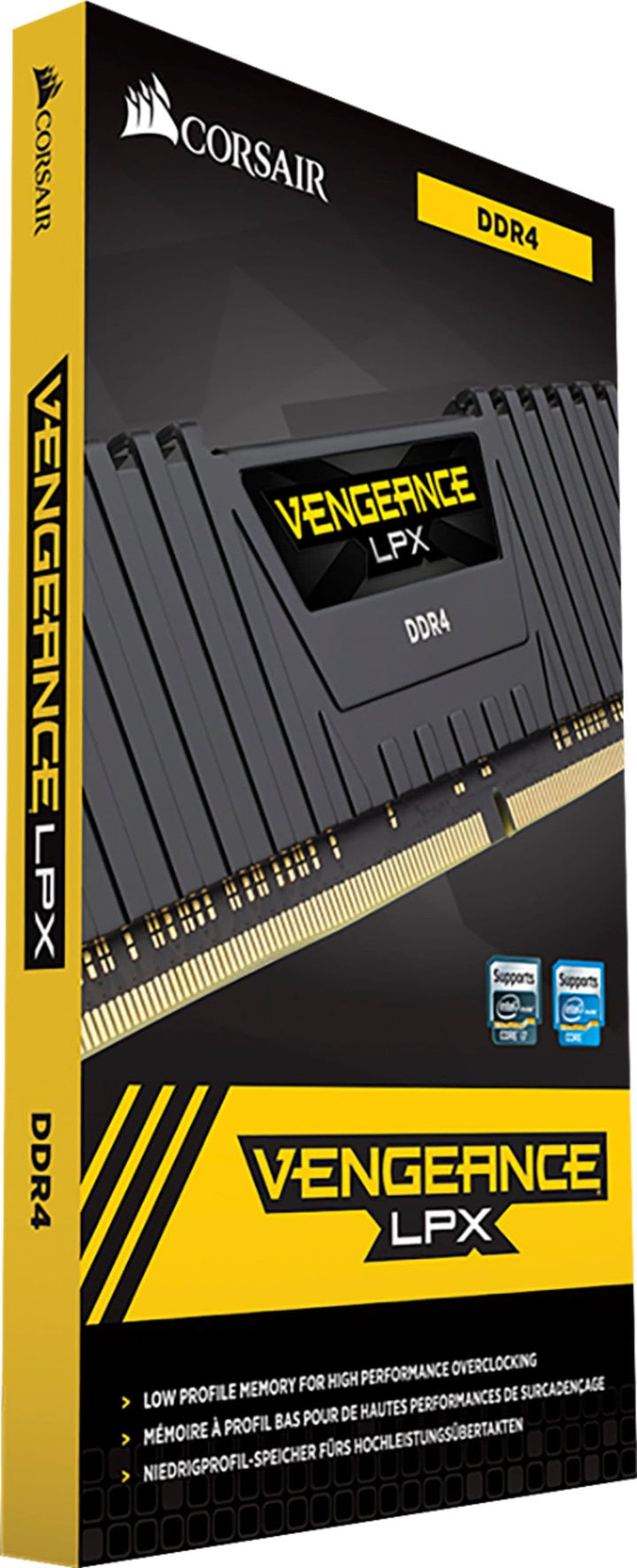 CORSAIR - VENGEANCE LPX 16GB (2PK x 8GB) 3600MHz DDR4 C18 DIMM Desktop Memory - Black_2