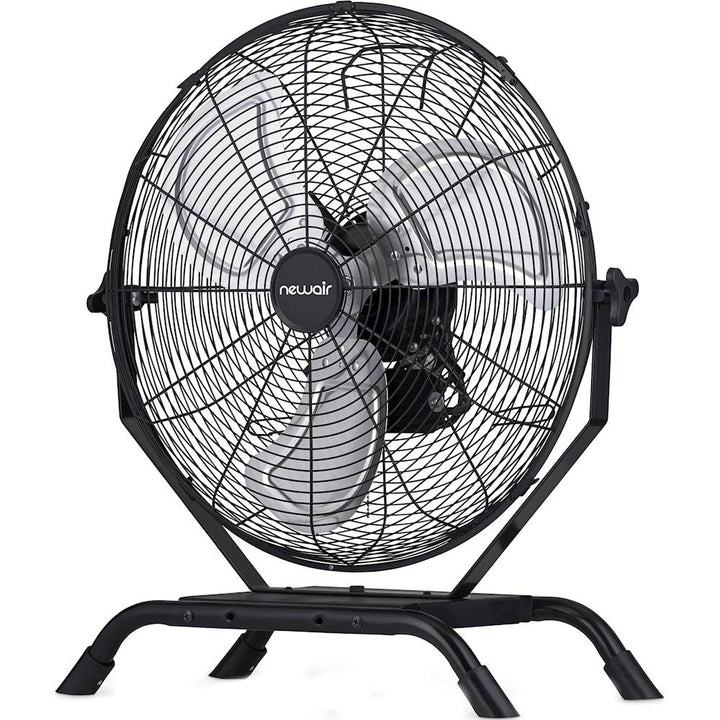 NewAir - 4000 CFM 18" Outdoor High Velocity Floor or Wall Mounted Fan with 3 Fan Speeds and Adjustable Tilt Head - Black_3