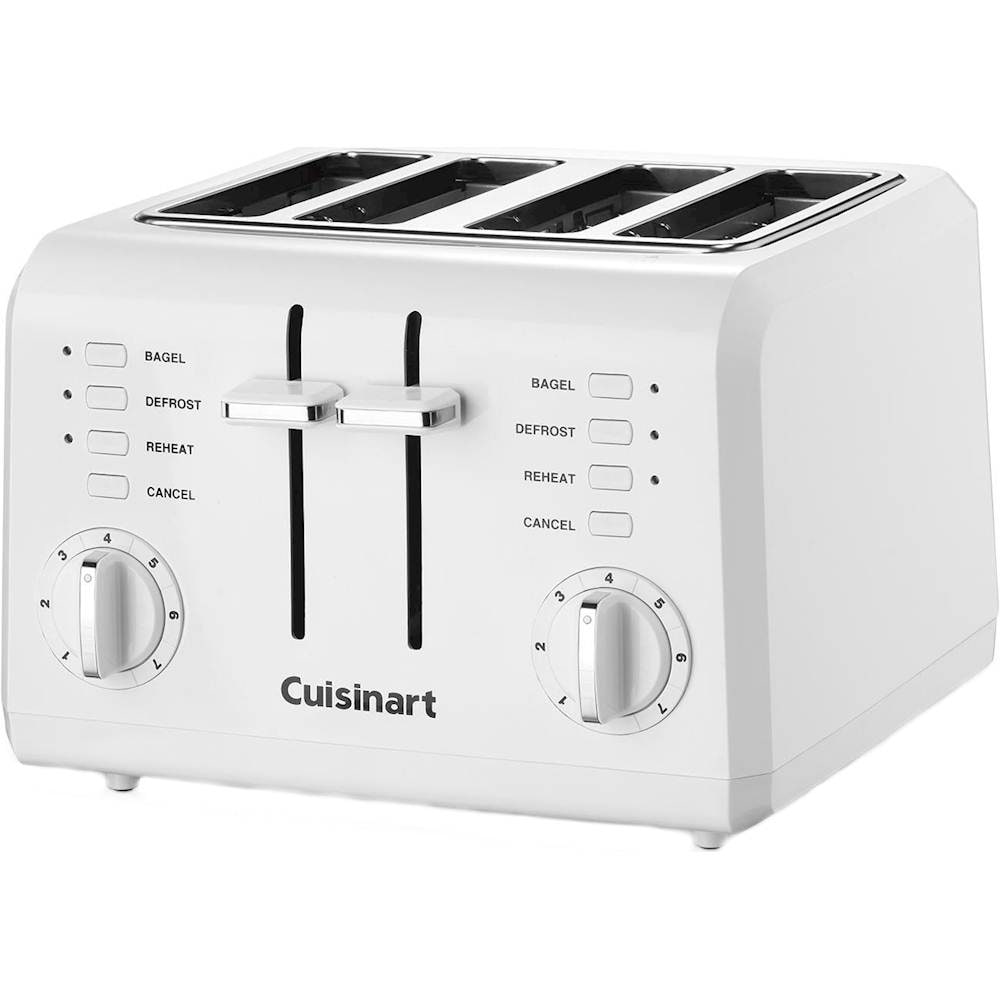 Cuisinart - 4-Slice Wide-Slot Toaster - White_1