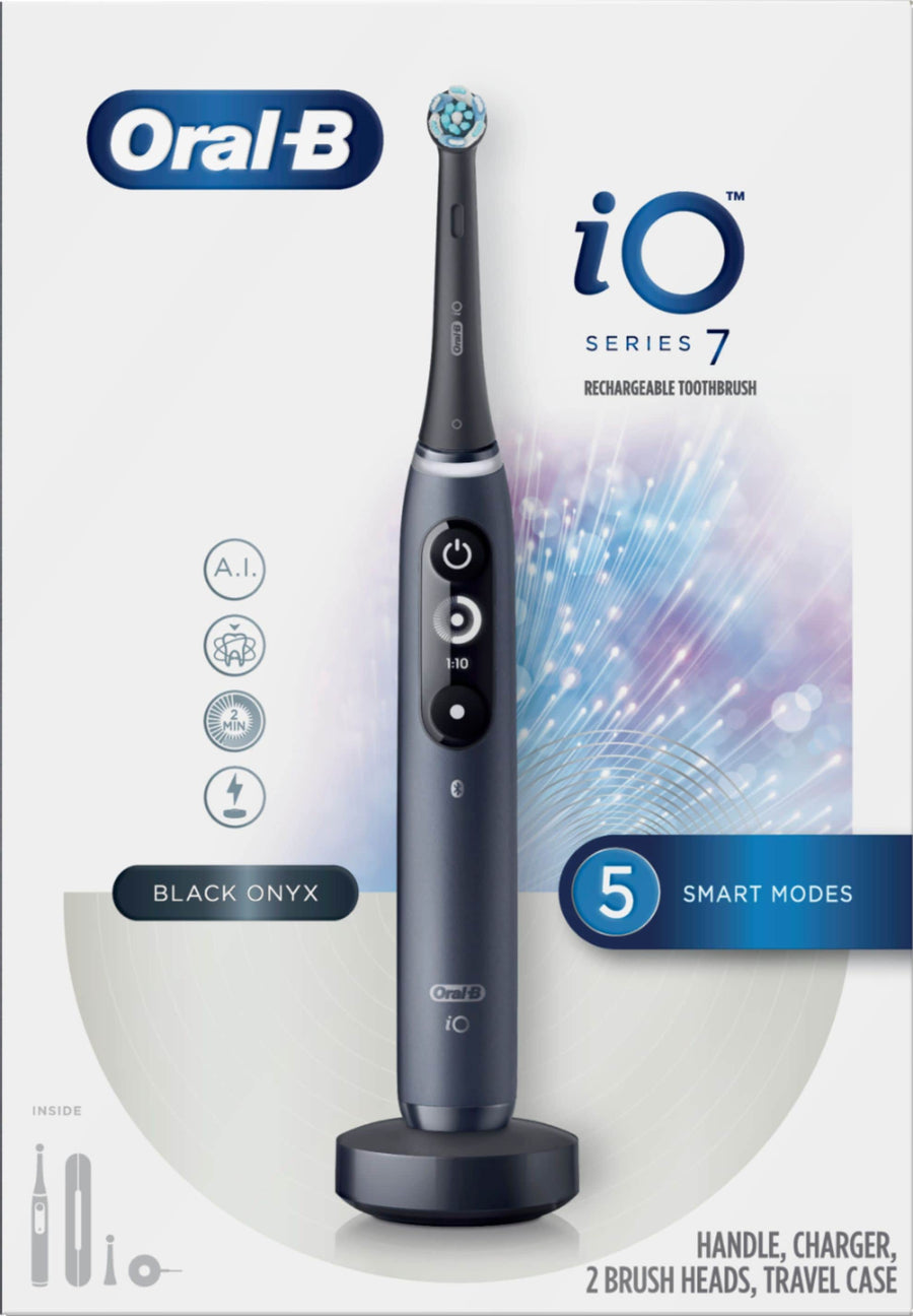 Oral-B - iO Series 7 Connected Rechargeable Electric Toothbrush - Onyx Black_0