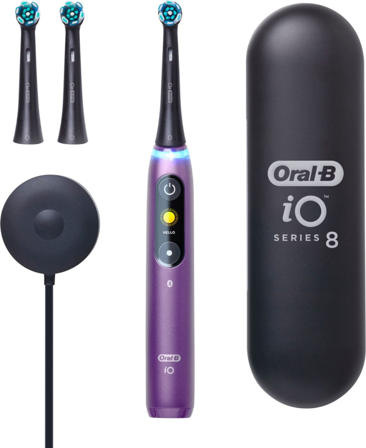 Oral-B - iO Series 8 Connected Rechargeable Electric Toothbrush - Violet Ametrine_2