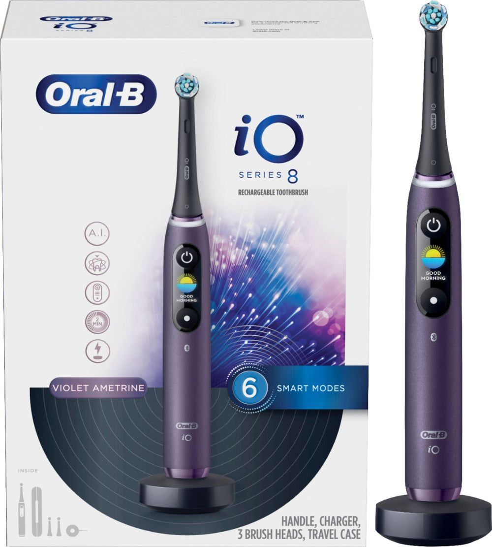 Oral-B - iO Series 8 Connected Rechargeable Electric Toothbrush - Violet Ametrine_1