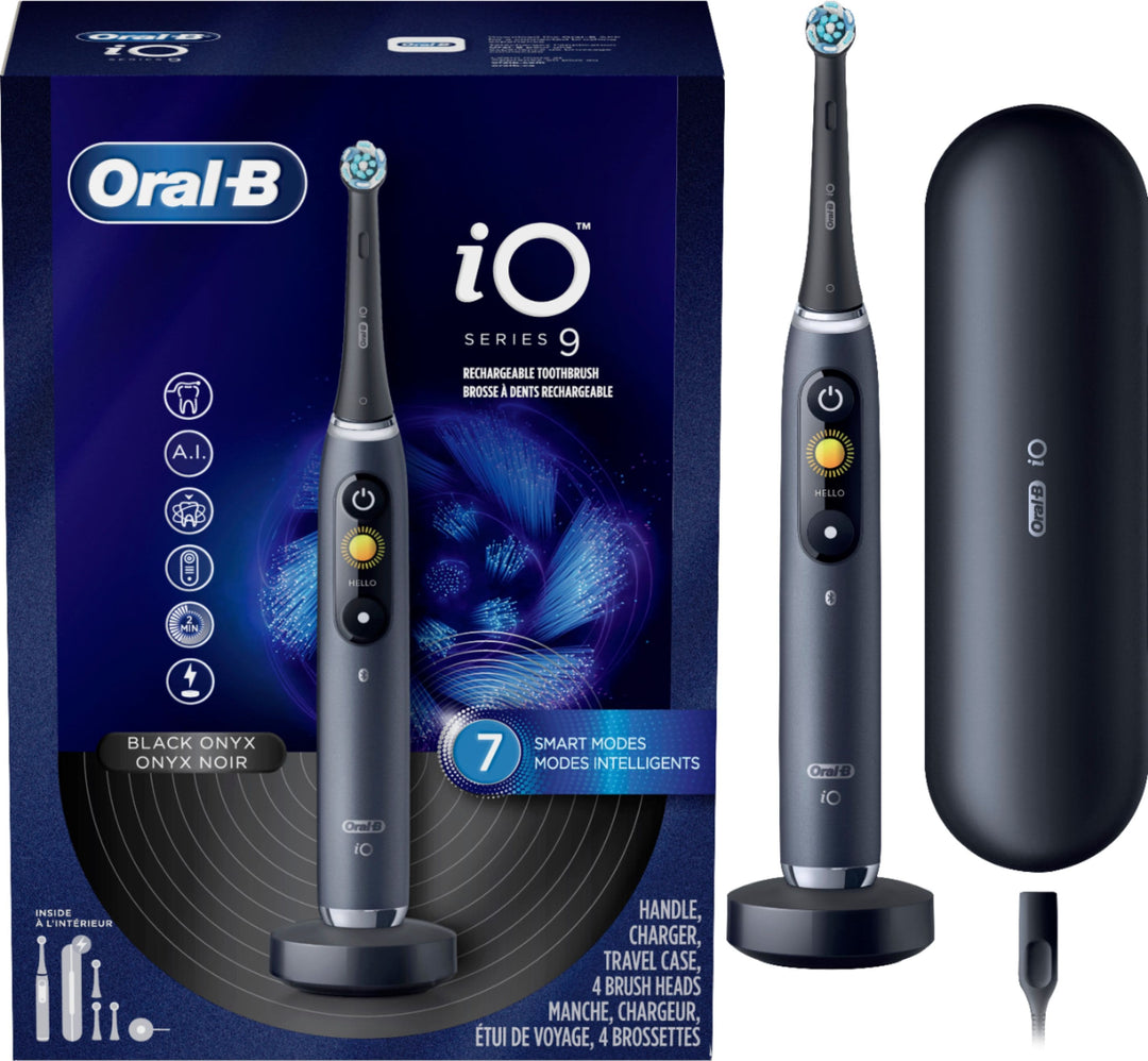 Oral-B - iO Series 9 Connected Rechargeable Electric Toothbrush - Onyx Black_1
