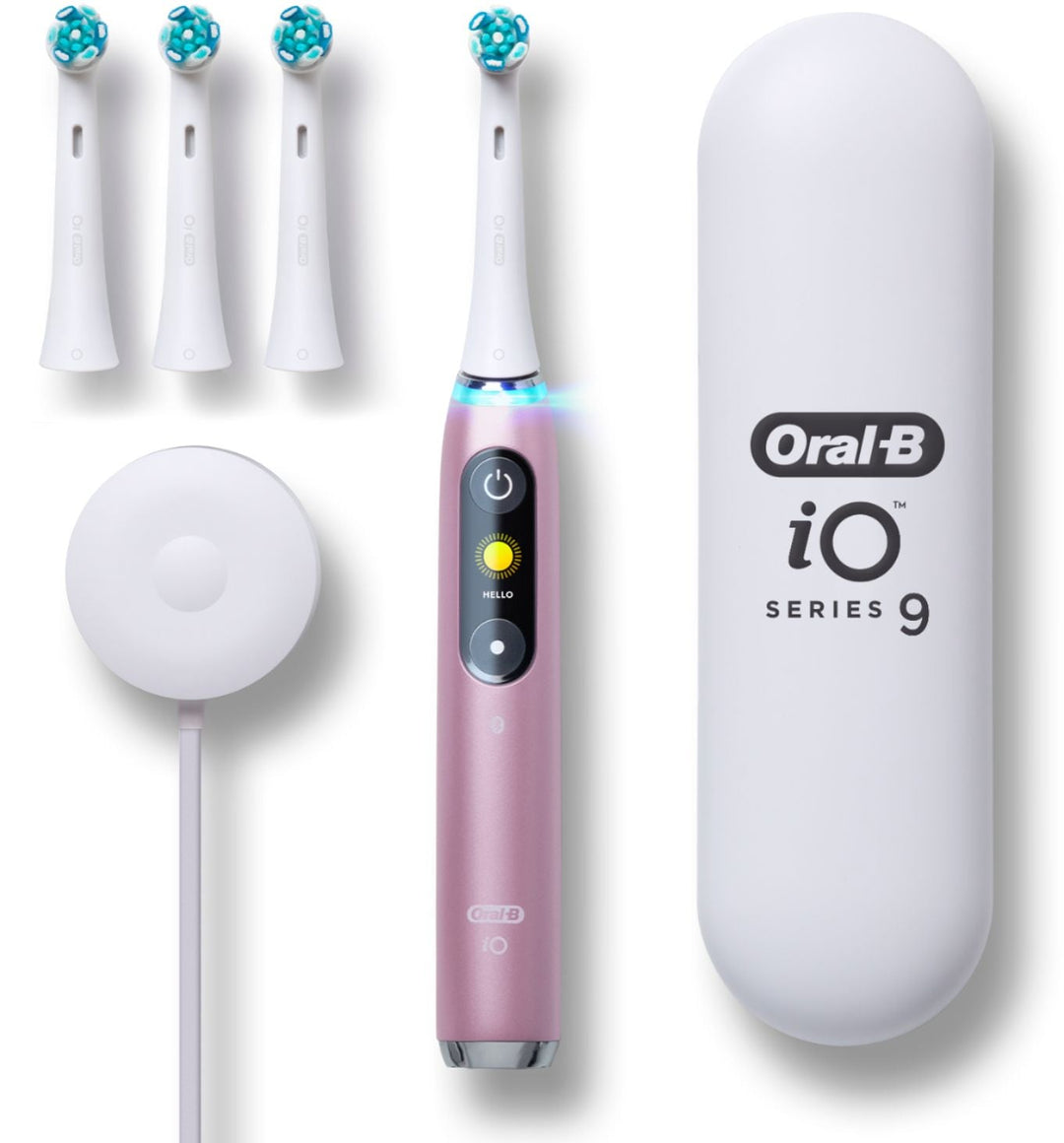 Oral-B - iO Series 9 Connected Rechargeable Electric Toothbrush - Rose Quartz_3