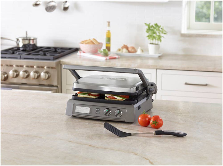 Cuisinart - Griddler Deluxe Electric Griddle - Stainless Steel_5