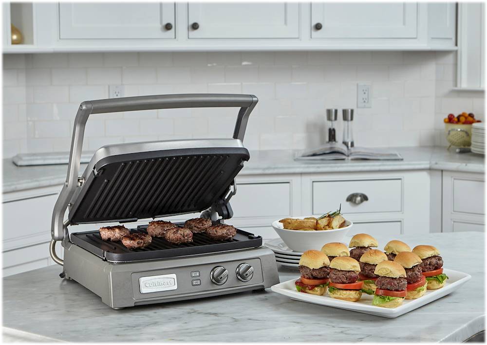 Cuisinart - Griddler Deluxe Electric Griddle - Stainless Steel_4