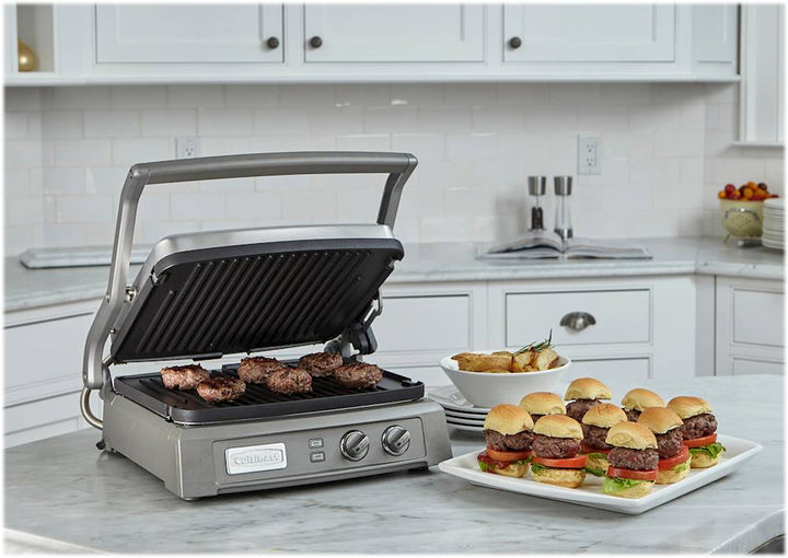 Cuisinart - Griddler Deluxe Electric Griddle - Stainless Steel_4