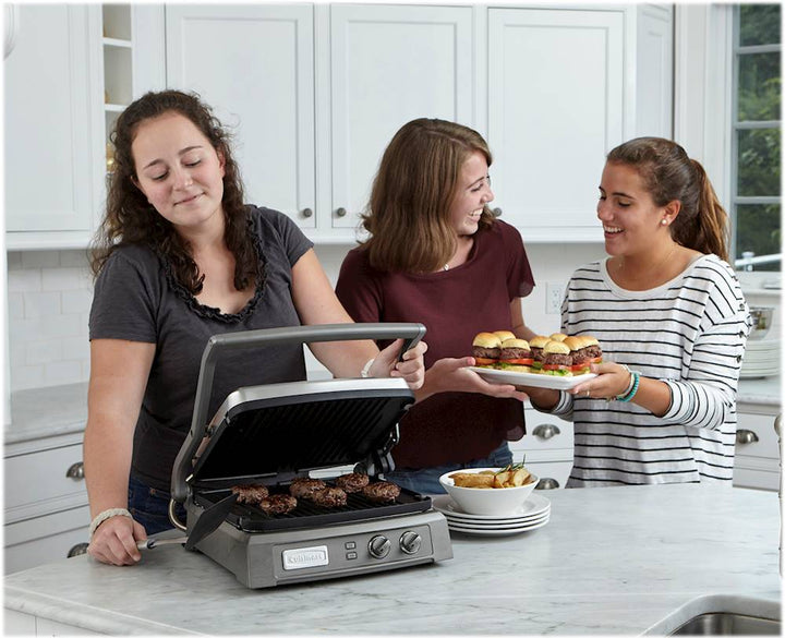 Cuisinart - Griddler Deluxe Electric Griddle - Stainless Steel_3