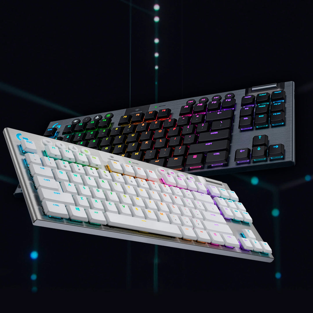 Logitech - G915 LIGHTSPEED TKL Wireless Mechanical GL Tactile Switch Gaming Keyboard with RGB Backlighting - White_7