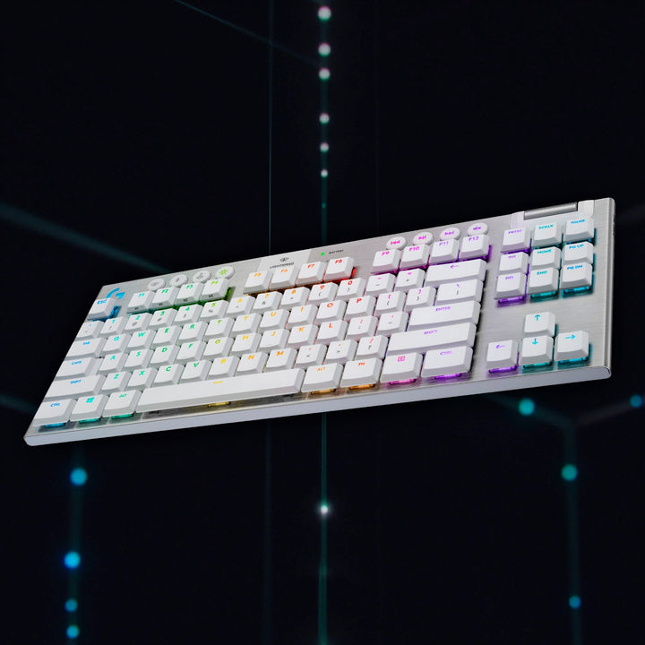 Logitech - G915 LIGHTSPEED TKL Wireless Mechanical GL Tactile Switch Gaming Keyboard with RGB Backlighting - White_6