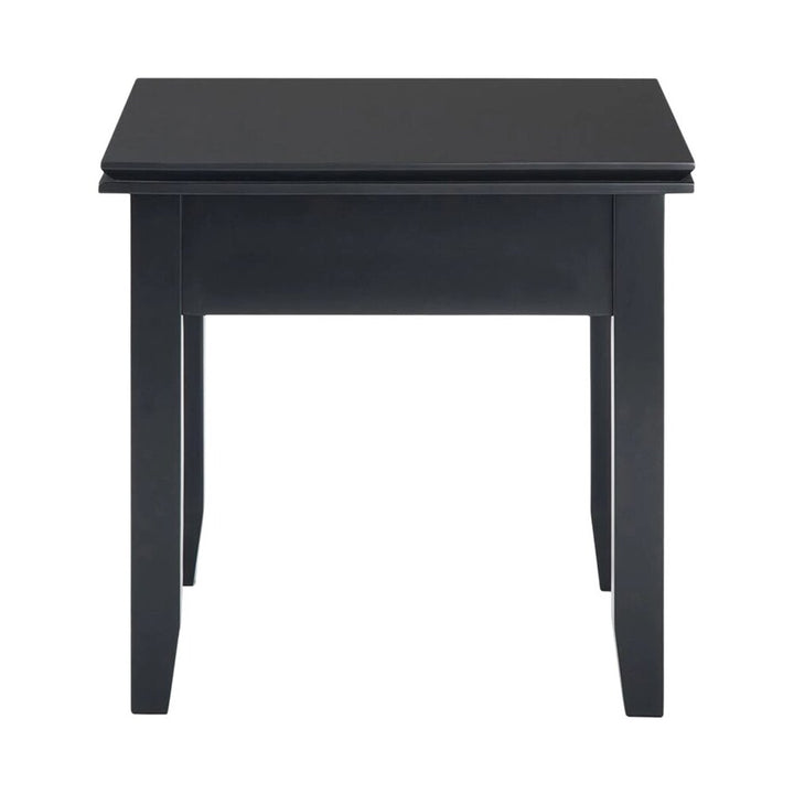 Simpli Home - Artisan Square Wood 1-Drawer Side Table - Black_5