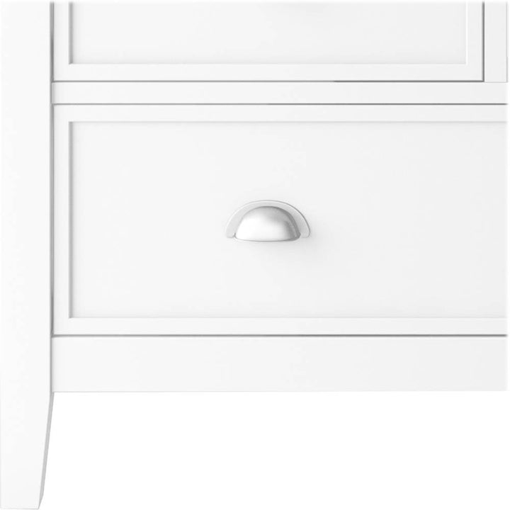 Simpli Home - Redmond SOLID WOOD 39 inch Wide Transitional Medium Storage Cabinet in - White_6
