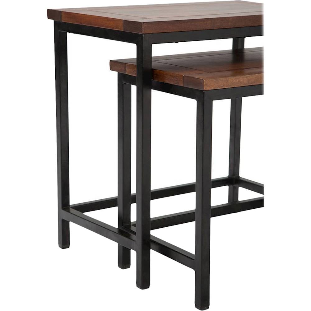 Simpli Home - Skyler 2 Pc Nesting Side Table - Dark Cognac Brown_7