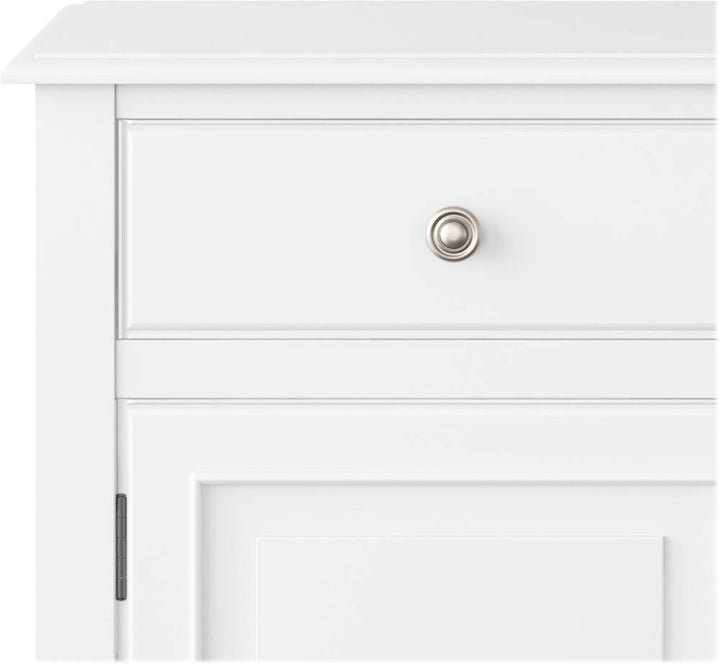 Simpli Home - Connaught Traditional Solid Wood Entryway Storage Cabinet - White_5