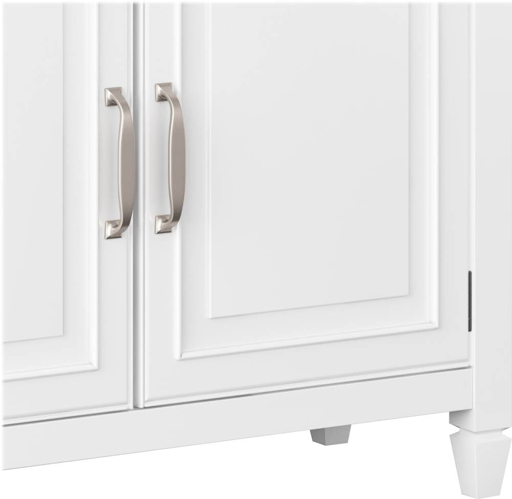 Simpli Home - Connaught Traditional Solid Wood Entryway Storage Cabinet - White_4