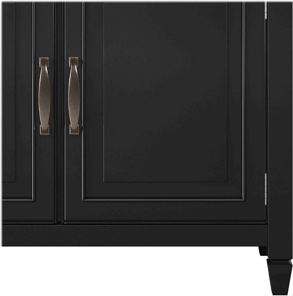 Simpli Home - Connaught Traditional Solid Wood Entryway Storage Cabinet - Black_3
