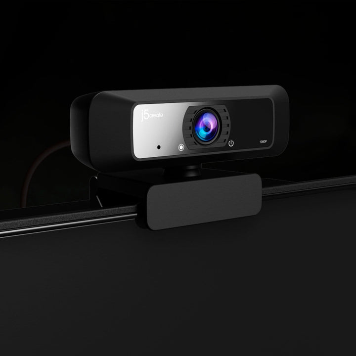 j5create - USB 1920 x 1080 Webcam with 360° Rotation - Black_5