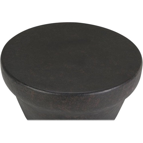 Simpli Home - Garvy Round Contemporary Iron Coffee Table - Rustic Bronze_1