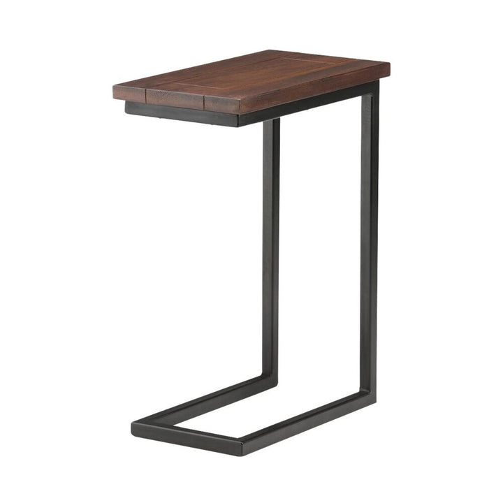 Simpli Home - Skyler Rectangular Modern Solid Mango Wood Table - Dark Cognac Brown_0