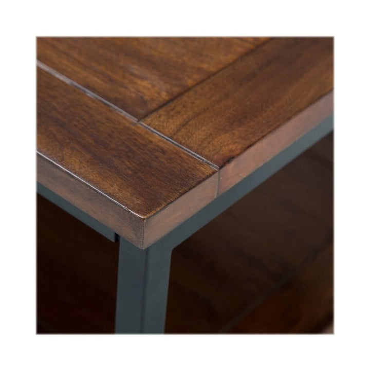 Simpli Home - Skyler Rectangular Modern Solid Mango Wood Coffee Table - Dark Cognac Brown_3