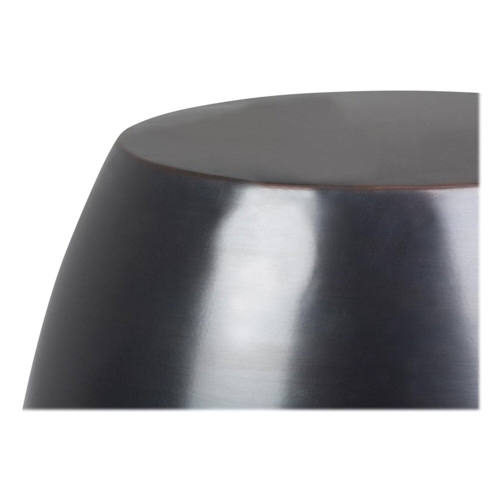 Simpli Home - Flanigan Round Contemporary Iron Accent Side Table - Antique Copper_2