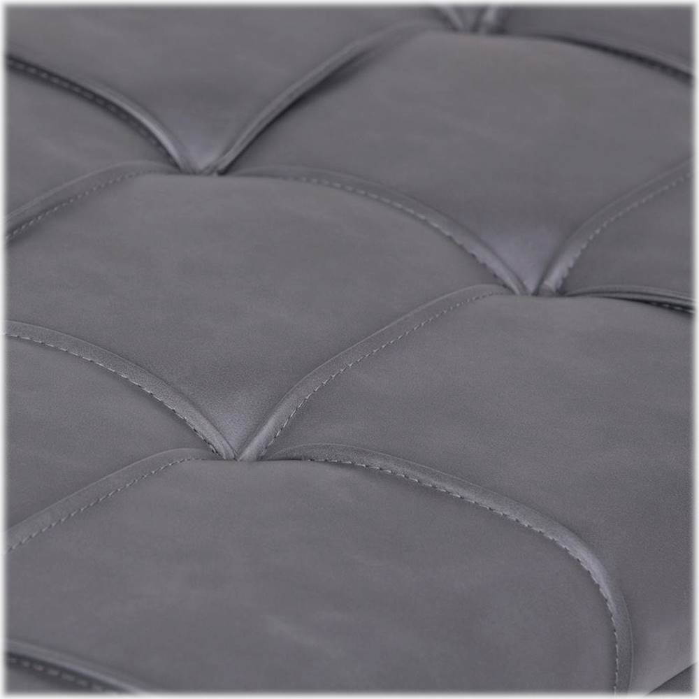 Simpli Home - Dover Rectangular Contemporary Faux Leather Storage Ottoman (Set of 3) - Stone Gray_6