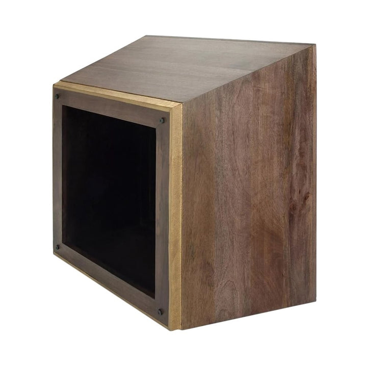 Simpli Home - Abba Square Modern Mango Wood Coffee Table - Dark Brown_4