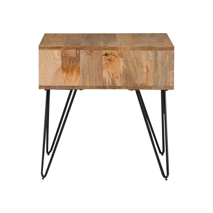 Simpli Home - Hunter Square Mid-Century Modern Solid Mango Wood Coffee Table - Natural_6