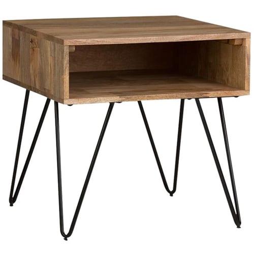 Simpli Home - Hunter Square Mid-Century Modern Solid Mango Wood Coffee Table - Natural_2