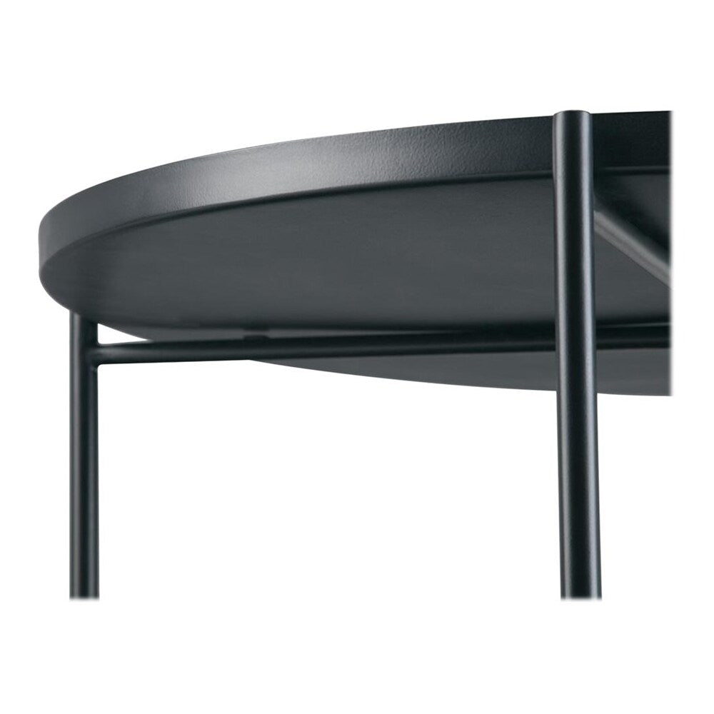 Simpli Home - Monet Round Modern Industrial Metal Coffee Table - Black_5