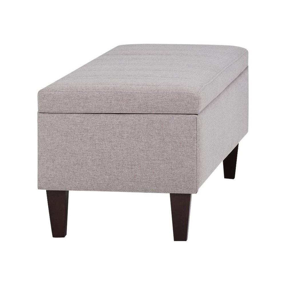 Simpli Home - Monroe Rectangular Contemporary Foam/Plywood Ottoman With Inner Storage - Gray Cloud_7