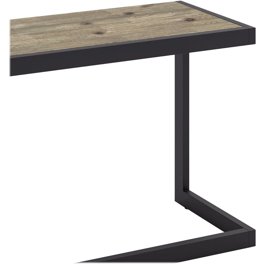 Simpli Home - Erina Rectangular Modern Industrial Solid Acacia Wood Sofa Table - Distressed Gray_5