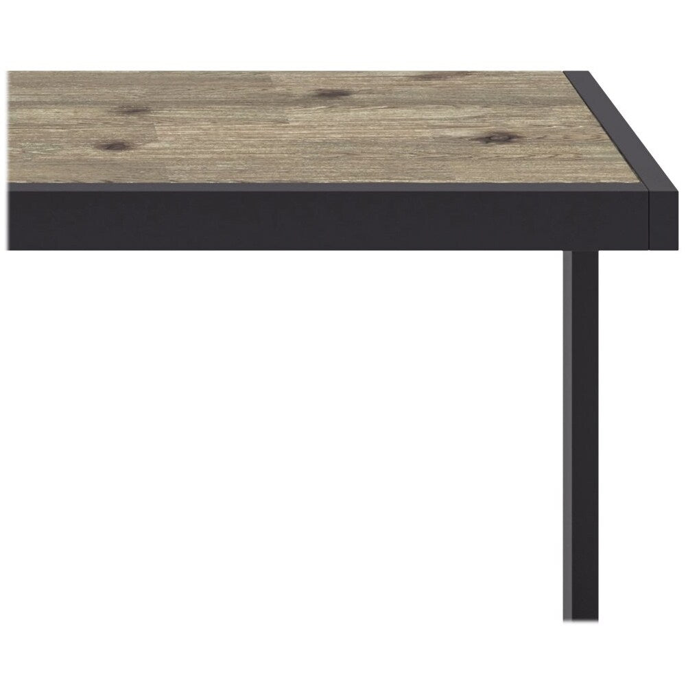 Simpli Home - Erina Rectangular Modern Industrial Solid Acacia Wood Sofa Table - Distressed Gray_4