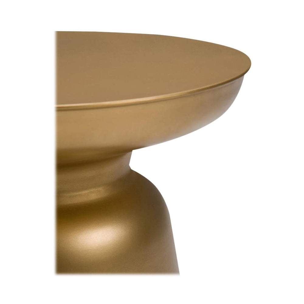 Simpli Home - Toby Round Contemporary Metal Accent Table - Gold_4