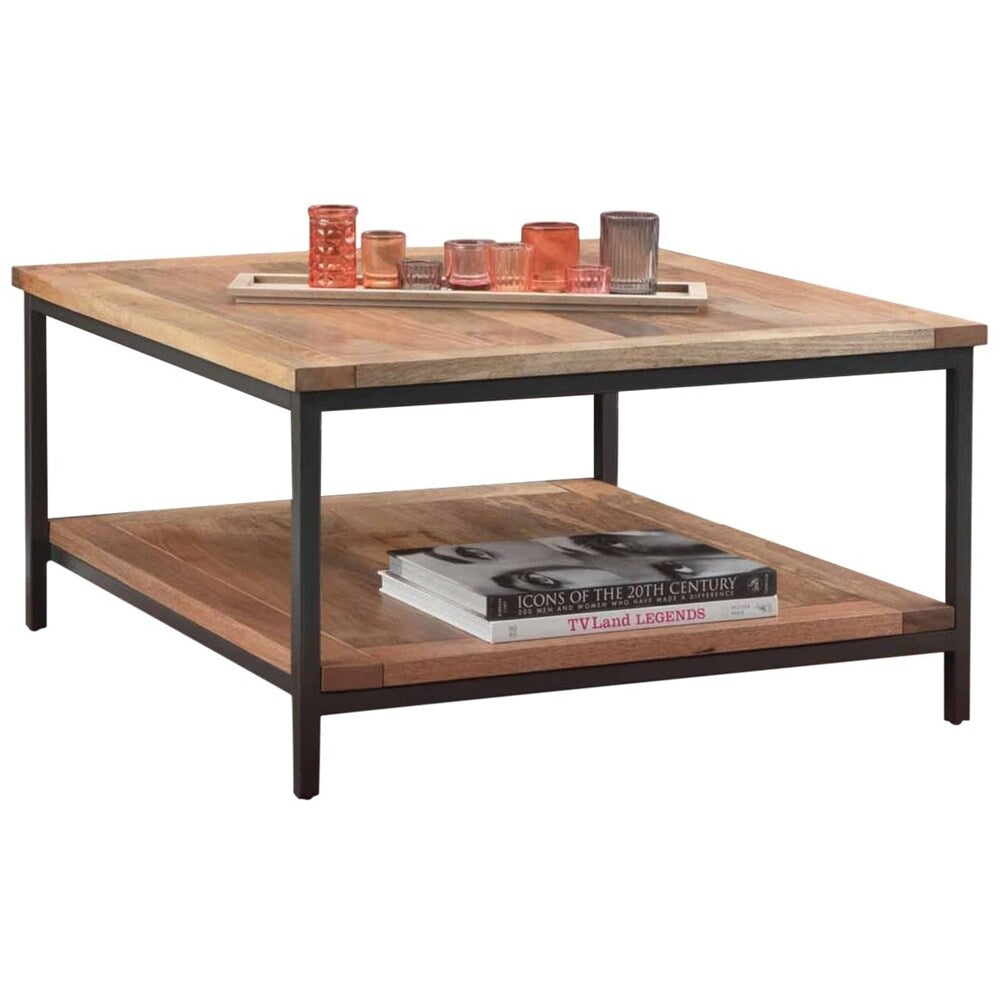 Simpli Home - Skyler Square Modern Industrial Mango Wood Coffee Table - Natural_8
