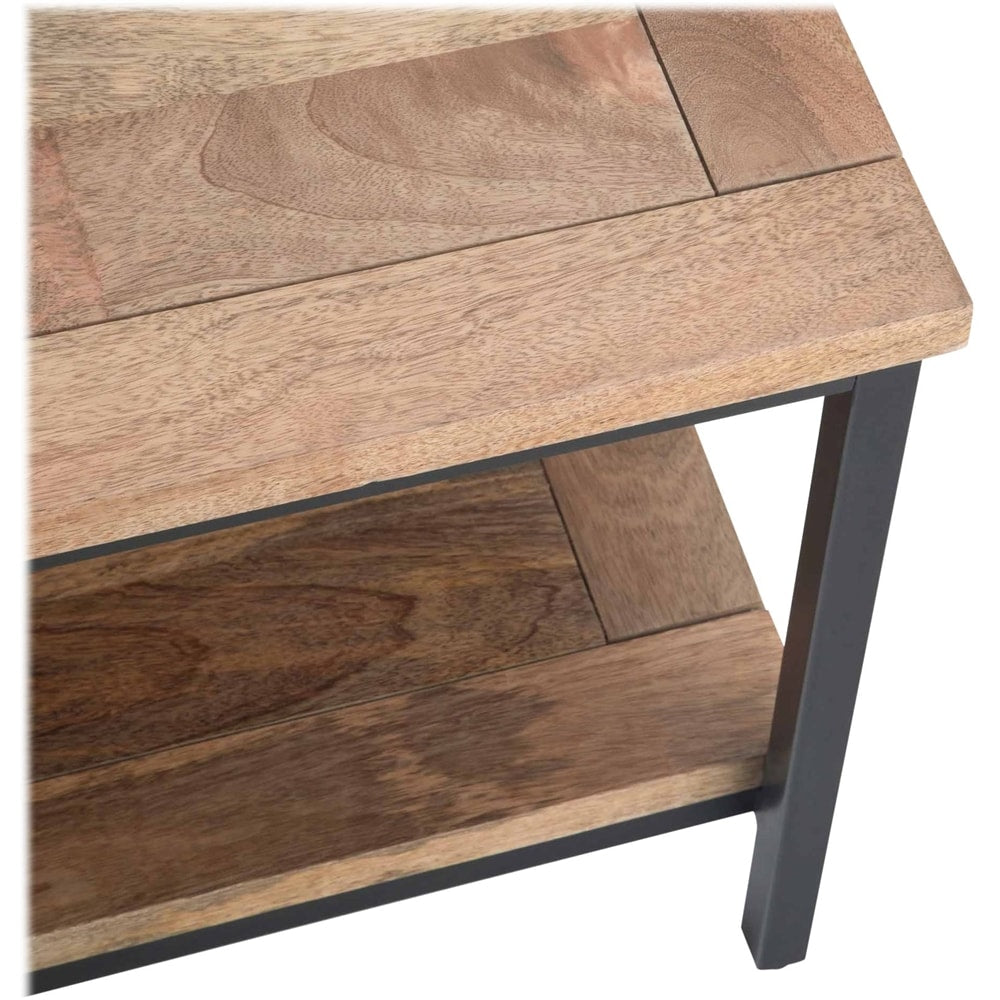 Simpli Home - Skyler Square Modern Industrial Mango Wood Coffee Table - Natural_4