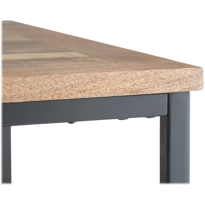 Simpli Home - Skyler Square Modern Industrial Mango Wood Coffee Table - Natural_2