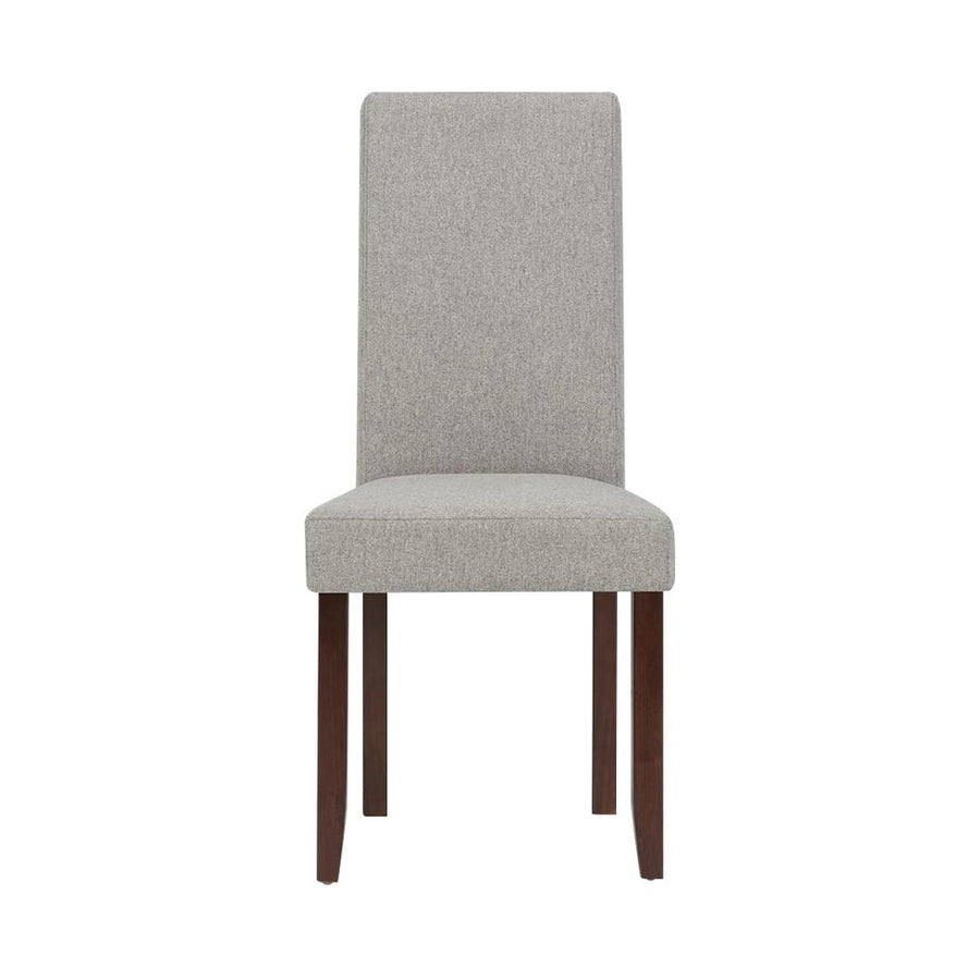 Simpli Home - Acadian Parson Contemporary High-Density Foam & Linen-Look Polyester Dining Chairs (Set of 2) - Gray Cloud_0