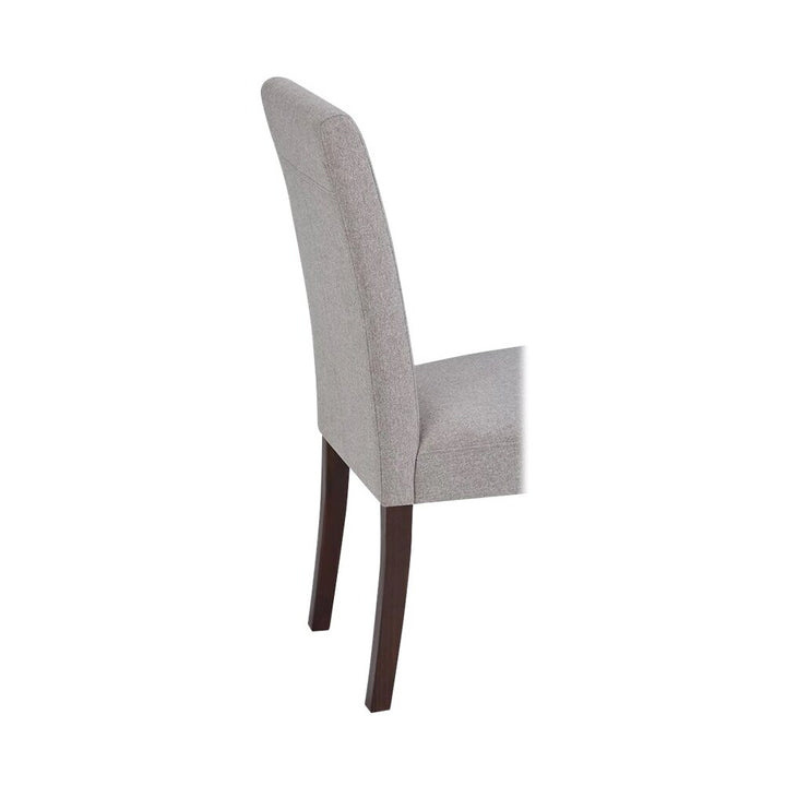 Simpli Home - Acadian Parson Contemporary High-Density Foam & Linen-Look Polyester Dining Chairs (Set of 2) - Gray Cloud_4