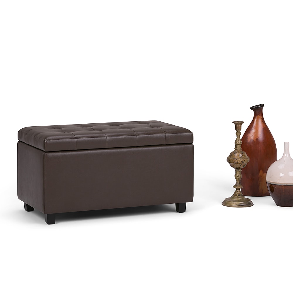 Simpli Home - Cosmopolitan Storage Ottoman - Chocolate Brown_10