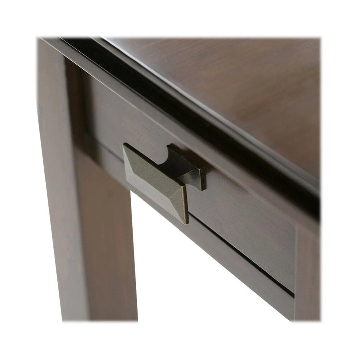 Simpli Home - Artisan Rectangular Contemporary Wood 1-Drawer End Table - Russet Brown_5