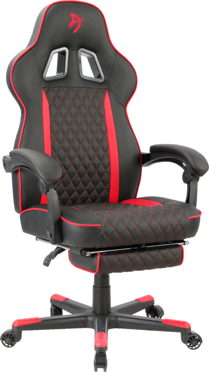 Arozzi - Mugello Special Edition Gaming Chair with Footrest - Red_1