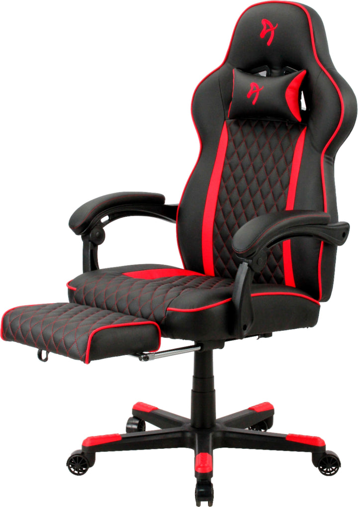 Arozzi - Mugello Special Edition Gaming Chair with Footrest - Red_4