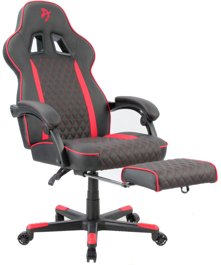 Arozzi - Mugello Special Edition Gaming Chair with Footrest - Red_3