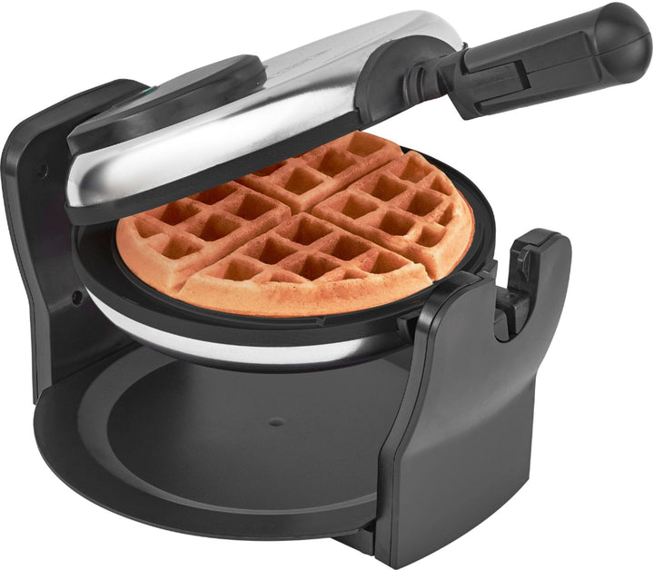 Bella - Non-Stick Rotating Belgian Waffle Maker - Stainless Steel_9