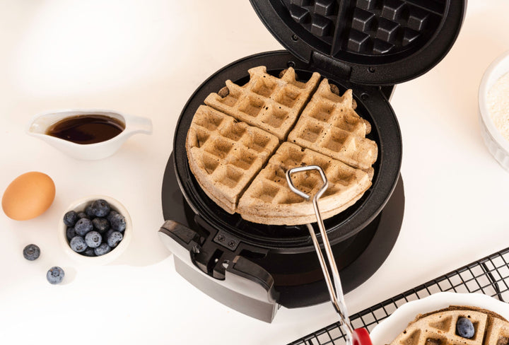 Bella - Non-Stick Rotating Belgian Waffle Maker - Stainless Steel_5
